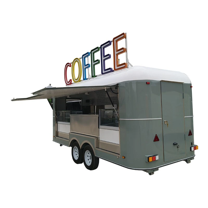ETODEVICE 16ft Coffee Trailer With Electric Door suppliers
