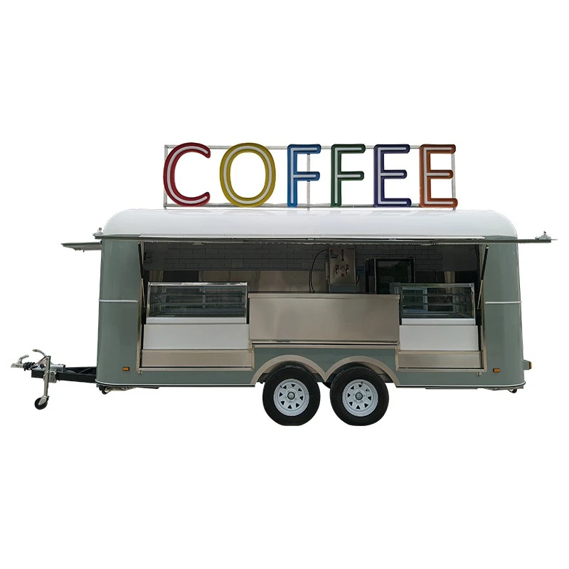 ETODEVICE 16ft koffietrailer met elektrische deur