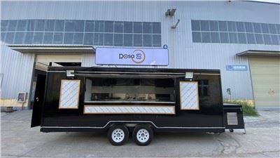 Commerciële keukenaanhangwagen te koop